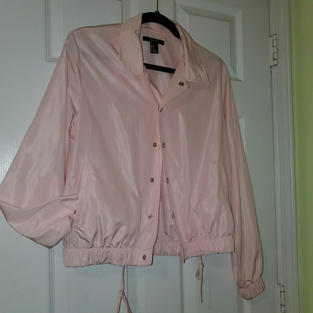 Light pink bomber jacket